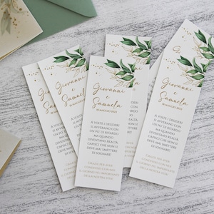 SEGNAPOSTO18 CARTONCINO ORO - personalizzato, data, matrimonio, sposi, ricordo, design, grafica, tema, nozze, gadget