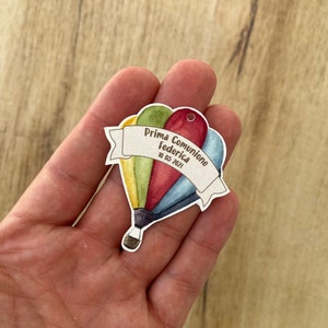 TAG9 PERSONALIZZATO MONGOLFIERA - bomboniere - confetti - segnaposto - festa - compleanni - battesimo - matrimonio
