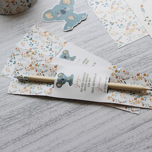 SEGNAPOSTO MATITA KOALA - segnaposto, bomboniera ricordo compleanno, nascita, battesimo, laurea, matrimonio