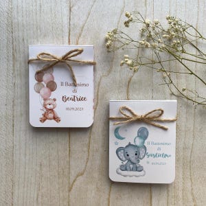 PORTACONFETTI19 ELEFANTINO ORSETTO - personalizzato, matrimonio, nascita, ricordo, design, grafica, tema, Battesimo, gadget