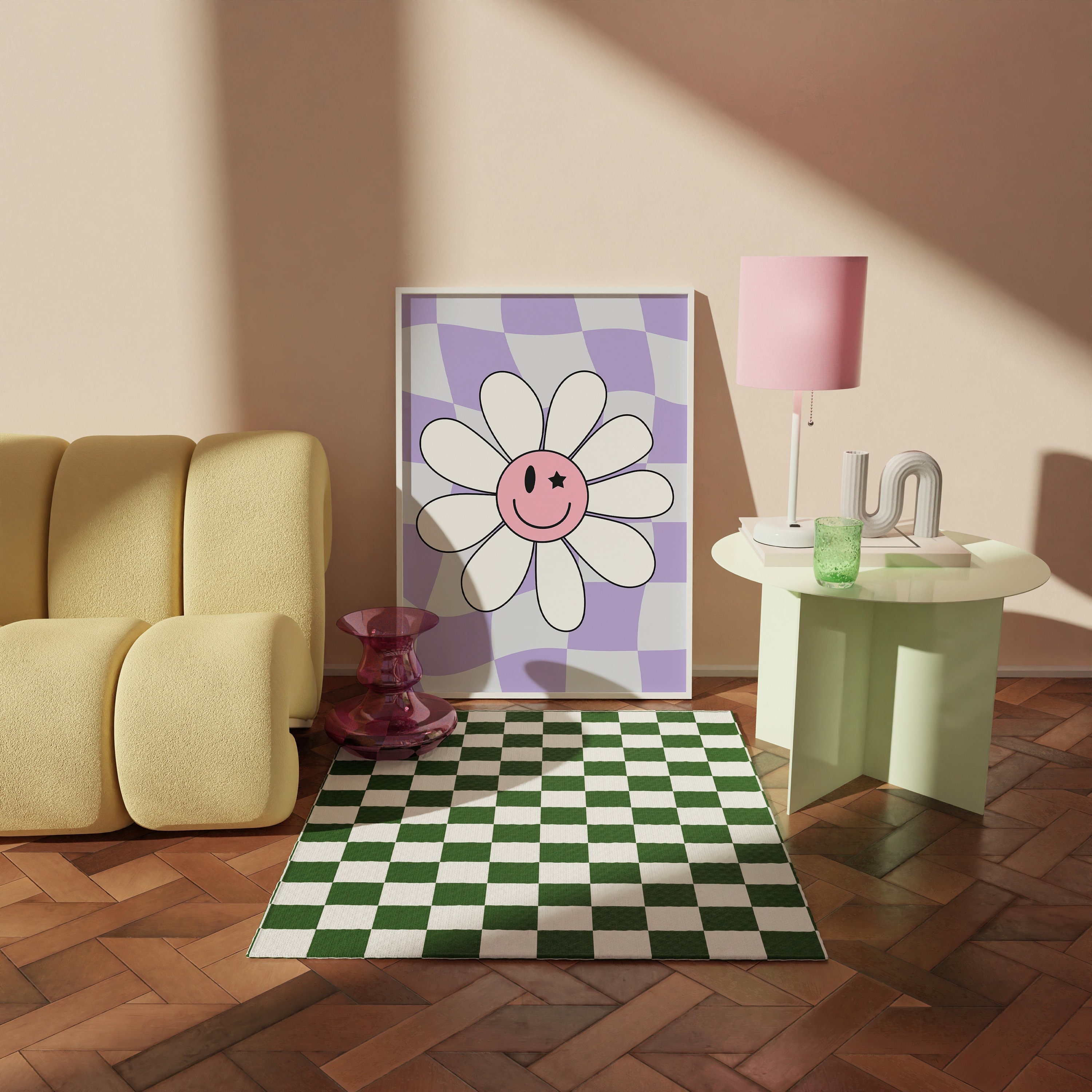 Groovy abstract flowers, Y2K room decor, Purple print, Indie decor, Flower  market, Danish pastel Poster for Sale by KristinityArt