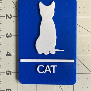 Cat Bathroom funny sign to spruce up the catbox.
