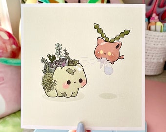 Sukkulenten Bulba Mini Print