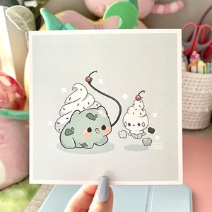 Ice Cream Bulba Mini Print