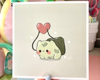 Corazón Bulba Mini Estampado