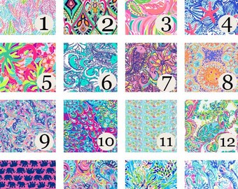 L058 Lilly P Inspired Goombay Smashed Pattern Printed Vinyl HTV L058 Lilly P Inspired Goombay Smashed Pattern Printed Vinyl HTV