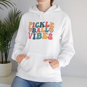 Felpa con cappuccio da pickleball, felpa unisex, regalo per il pickleball, felpa con cappuccio, abbigliamento per il pickleball, abbigliamento sportivo