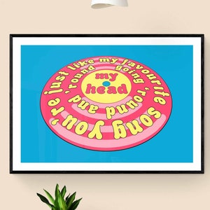 Where Are You Now Print | Typography Wall Art | Music Lyrics Print | Concert Gig Poster | A6 A5 A4 A3 A2 A1 | Home Décor | Pop Dance Music