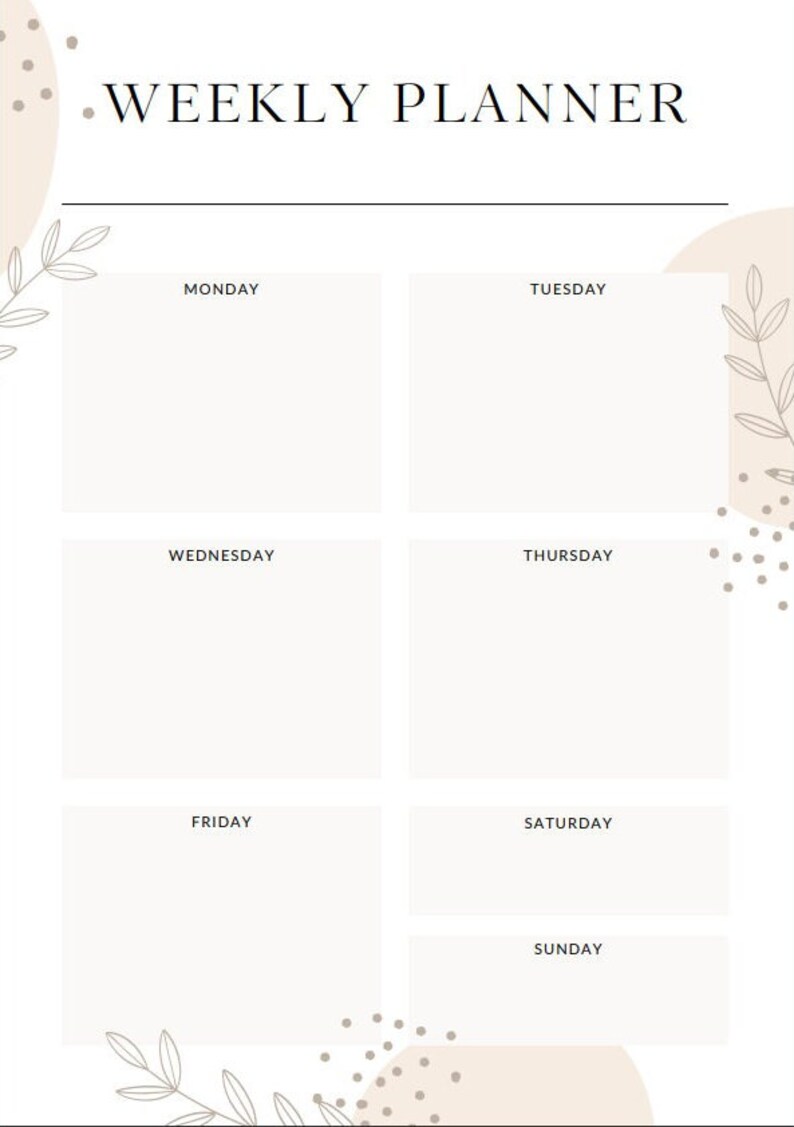 Digital Planner 2023 THAT GIRL 2023 Planner Daily, Weekly, Monthly ...