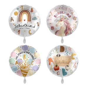 School Enrollment Balloon - School Child - Start of School - Decoration - Balloons - Party - First Day of School - Gift - Helium Balloon - Foil Balloon