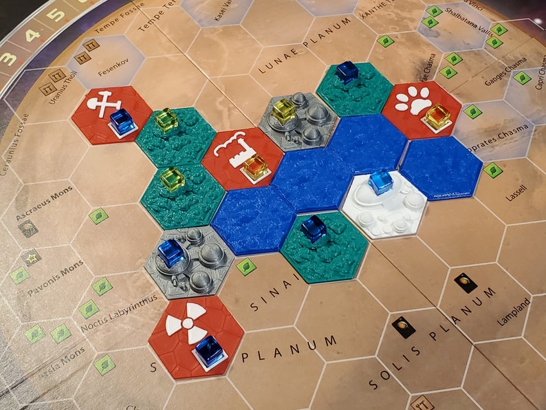 Terraforming Mars Big Box - Additional Tiles - Complete Set par