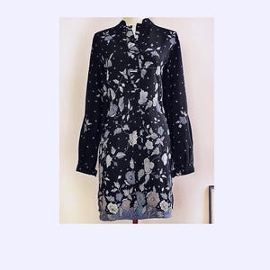 Vintage Oriental Boho Shirt Top Bluse Kaftan Boho Kaftan 1980er Jahre