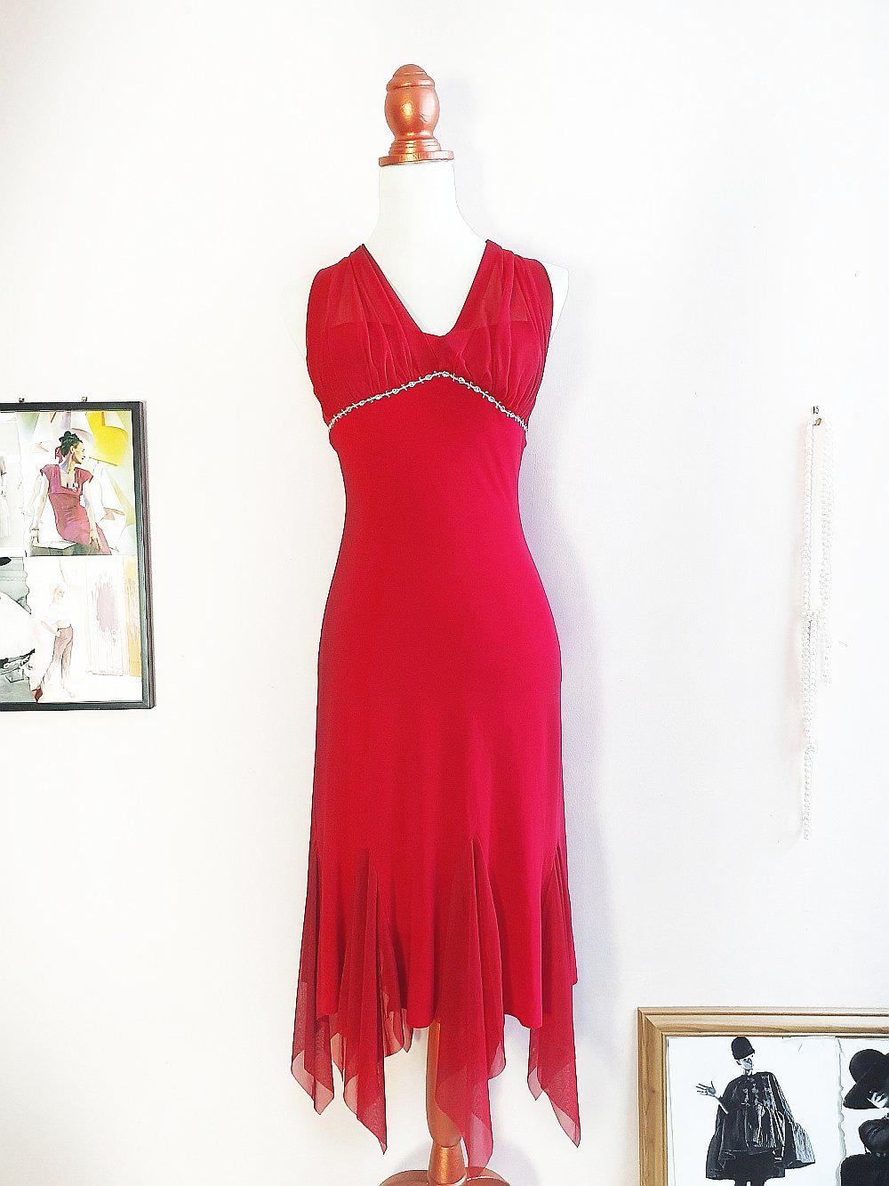 sachin and babi light blue dress Alyn paige vintage prom main image 0