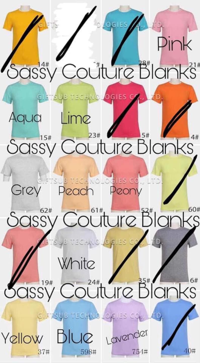 Colored Sublimation Shirt Blanks Colored Shirts for Etsy