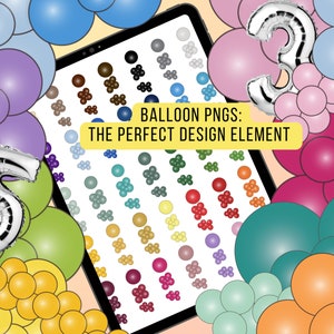Balloon Decor Mockup Templates - Elevate Your Event Designs, Balloon Backdrop PNGs, Perfect for Event Planners