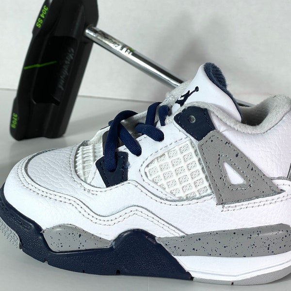 Housse de putter Jordan 4 Midnight Navy — Nike Air Jordan Four, Golf, IV — chaussures Sneakerheads — Housse de putter Sneaker