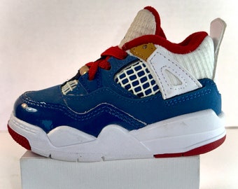 Jordan 4 Messy Room Putter Cover — Upcycled Air Jordan IV Four, Golf — shoe Sneakerheads blue red sneaker retro