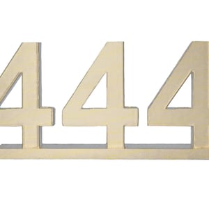 444 Engelszahlen 3D-ZEICHEN - Home Décor Wandkunst - Farboptionen - Personalisierte individuelle Geschenke für Sie, Ihn, Geburtstag, besten Freund, Einweihungsparty