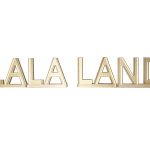 La La Land 3D Schild Los Angeles City – Wohnkultur Wandkunst – Farboptionen – Personalisierte individuelle Geschenke für Sie, für Ihn, für Geburtstag, Einweihungsparty