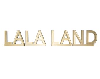 La La Land 3D SIGN – Los Angeles City Artwork & Sculpture – Home Décor Wall Art – Housewarming or Birthday Personalized Gifts –Color Options