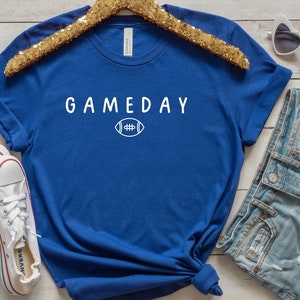 FOOTBALL Shirt | GAMEDAY Shirt | Fall | Sports Mom | Autumn | NFL | Women | Football Mom | Team | Boy mom | Unisex Jersey Short Sleeve Tee