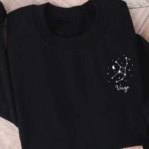 SUDADERA ASTROLOGÍA / Regalo de astrología / Camisa Virgo / Boho / Celestial / Unisex / Sudadera de mujer / Lectura de astrología / Virgo Season Hippie