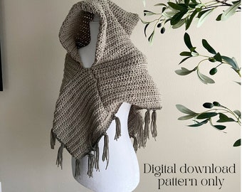 Woodland Cloak pattern, Digital download
