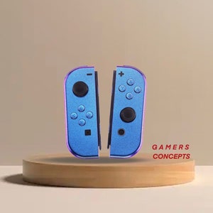 Custom Chameleon Blue/Purple Joycons