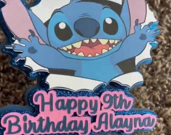 Stitch 3D Cake Topper