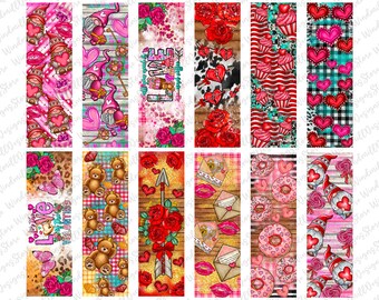 Valentine's Day Pen Wrap Png Sublimation Design, Happy Valentine's Day Png, Pen Wrap Png, Pen Wrap Png,Digital Download,Valentines Design