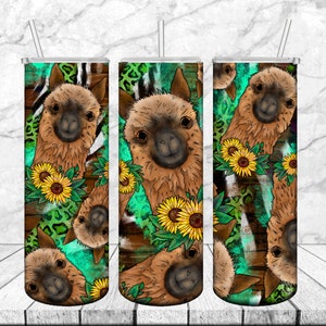 Alpacas Tumbler Png Sublimation Design,20oz Skinny Tumbler Png,Alpaca Tumbler Png,Leopard Alpaca Tumbler Png Downloads,Alpacas Png,Llama Png