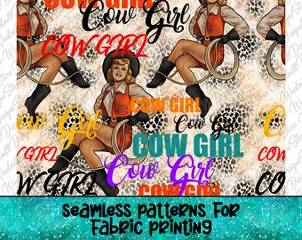 Cowgirl Seamless Pattern,Cowgirl Sublimation Design, Cowgirl Seamless Pattern,Cowgirl Png,Cowgirl Seamless Pattern Design,Western Seamless