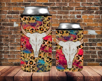 Western Can Cooler PNG Sublimation Design, Western Can Holder, 12 oz. Can Cooler Template, Can Cooler PNG Downloads, 15oz Can Cooler Design