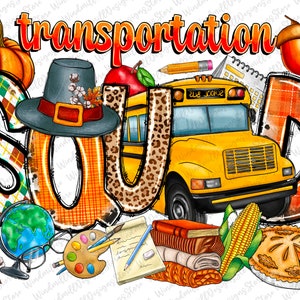 Transportation squad school bus png sublimation design, Teacher Png, Transportation squad png, bus driver png, Fall Design, Fall Vibes