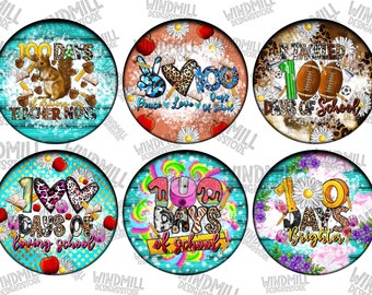 Teachers' Day Car Coaster Bundle Templates Design Bundle PNG 100 Days of driving my teachers nuts Png, My Teacher Nuts Png