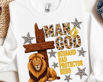 Man Of God Png, Christian Dad Png, Husband Dad Png, Protector Hero Png, Faith Dad Png, Father’s Day Png, Godly Man Png, Christian Husband