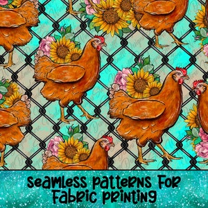 Chicken Seamless Pattern,Chicken Sublimation Design Png,Chicken Seamless Pattern,Chicken Pattern Png,Chicken Png,Chicken Seamless Fabric