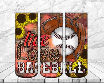 Live Love Baseball Png, Leopard Sunflowers Baseball Png, Baseball Game Png, Baseball Ball Png, Baseball Png Digital Downloads,Baseball png