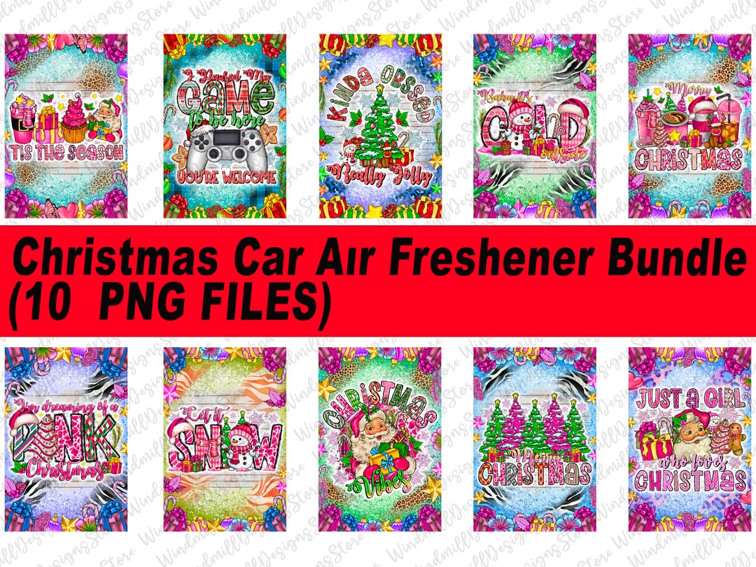 Christmas Car Air Freshener Png, Xmas, Christmas Car Air Freshener Png, Leopard Christmas Png