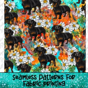 Dachshund Seamless Pattern,Dachshund Sublimation Design Png,Dachshund Seamless Pattern,Dachshund Pattern Png,Dachshund Png,Dachshund Fabric