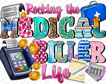 Medical coder png sublimation design download, Medical coding png, Rocking the medical coder life png, sublimate designs download, Medical