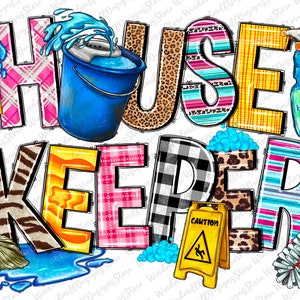 Western Housekeeper Life Png Sublimation Design,Housekeeper Equipment Png, Housekeeper Life Png,Housekeeper Clipart,Housekeeper Png Download