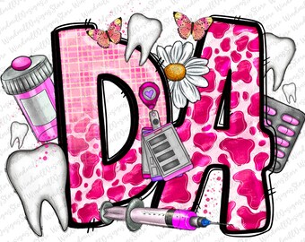 Breast Cancer DA Dental Assistant png, Cancer Awareness png, find a cure, fight Cancer png, sublimate designs download, Cancer Nurse, Dental
