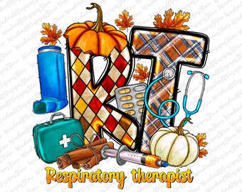 RT Respiratory Therapist Png, Sublimation Design Download, Nurse Life Fall Png, Nursing Autumn Png, Western Fall Png, Fall Pumpkin Png