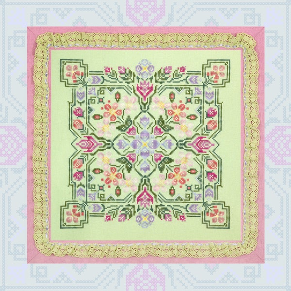 Digital Cross Stitch Pattern “Flowering May” OwlForest