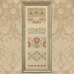 Digital Cross Stitch Pattern “English Band Sampler” OwlForest