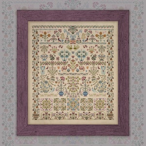 Digital Cross Stitch Pattern “Everflowering Garden” OwlForest