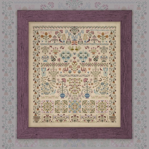 Digital Cross Stitch Pattern “everflowering Garden” Owlforest - Etsy