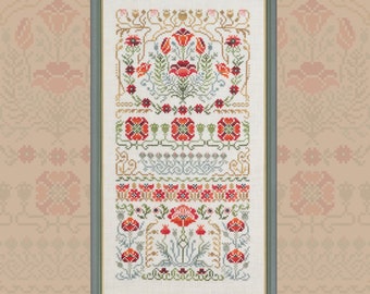 Digital Cross Stitch Pattern “Gorgeous Poppy” OwlForest