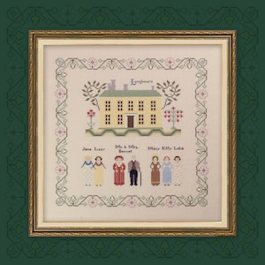 Digital Cross Stitch Pattern “Pride and Prejudice. Part one. Longbourn” OwlForest